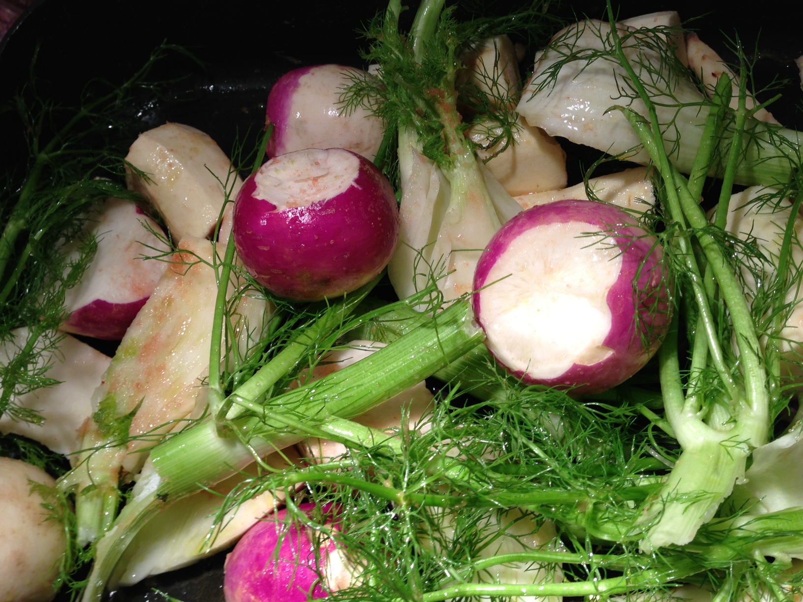roasted turnips