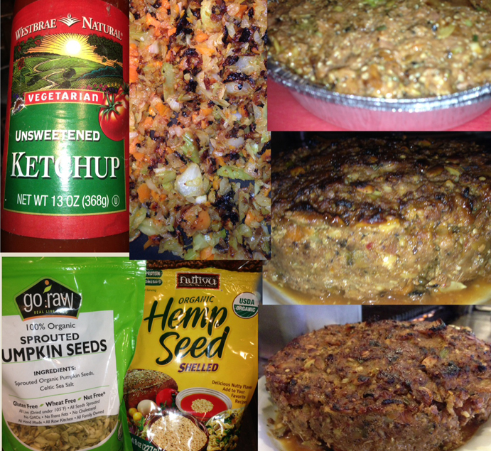 Veggie Meatloaf with Condiments